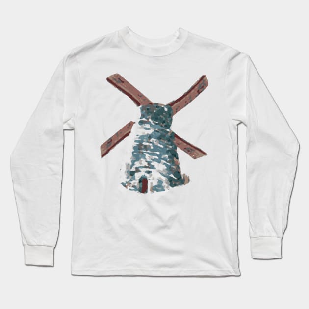 Windmill Long Sleeve T-Shirt by obsidianhoax